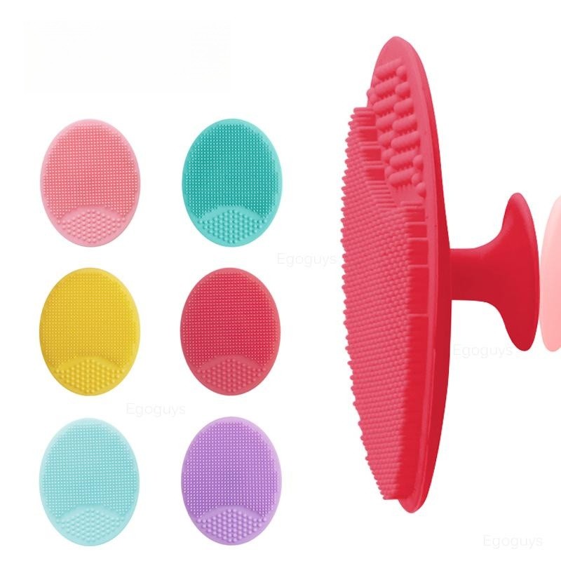 Electric Face Cleanser Brush - 1PC シリコーンクリーニングブラシゲル洗濯パッド角質除去にきび除去フェイシャルディープクレンジングフェイスブラシベビーバスマッサージャー