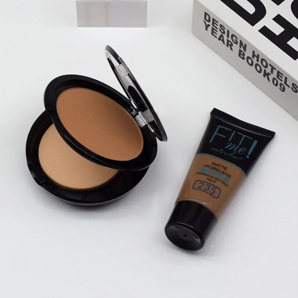 Huda Beauty Makeup Kit - リキッドファンデーション,化粧品,化粧品,化粧品,2 in 1,マットブラックの肌寒い肌,30ml, 30g