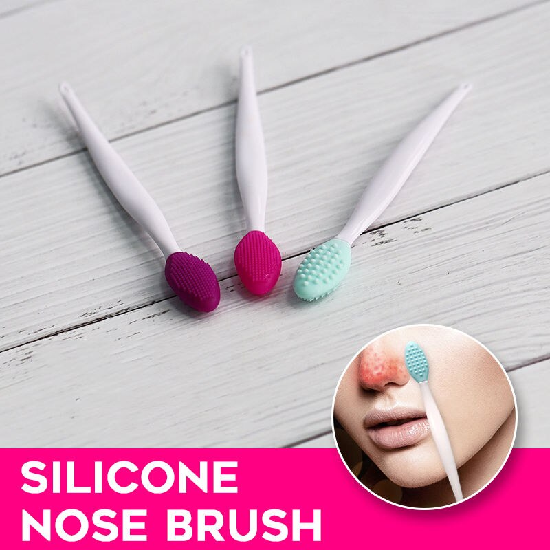 Electric Face Cleanser Brush - スキンケアリップ角質除去洗顔フェイススクラブ鼻クリーンブラシにきび除去シリコーン両面スキンケアツール