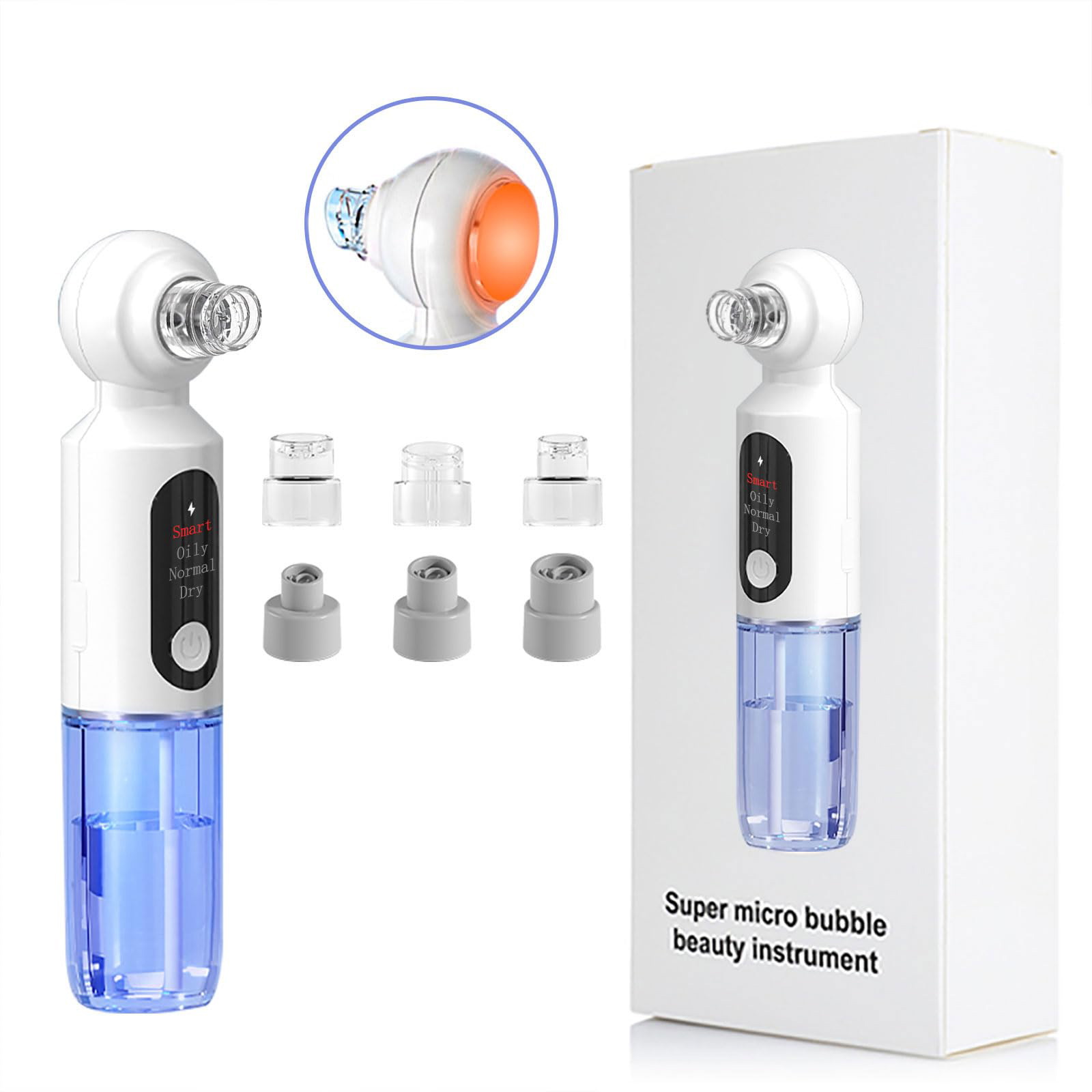 Pore Vacuum - 黒ずみ除去毛穴真空吸引器 電動ニキビ除去器 USB充電式 水循環 黒点除去