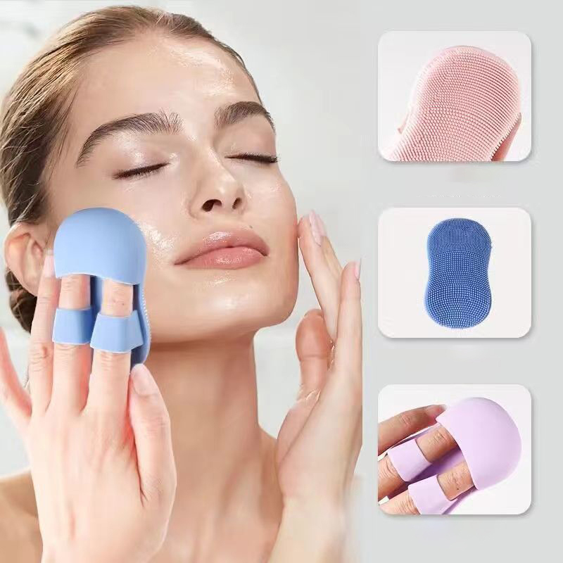 Electric Face Cleanser Brush - フェイスクレンジングブラシ フェイシャルマッサージャー スキンケアスクラブ クレンザーツール ミニビューティーツール ソフトディープクレンジング