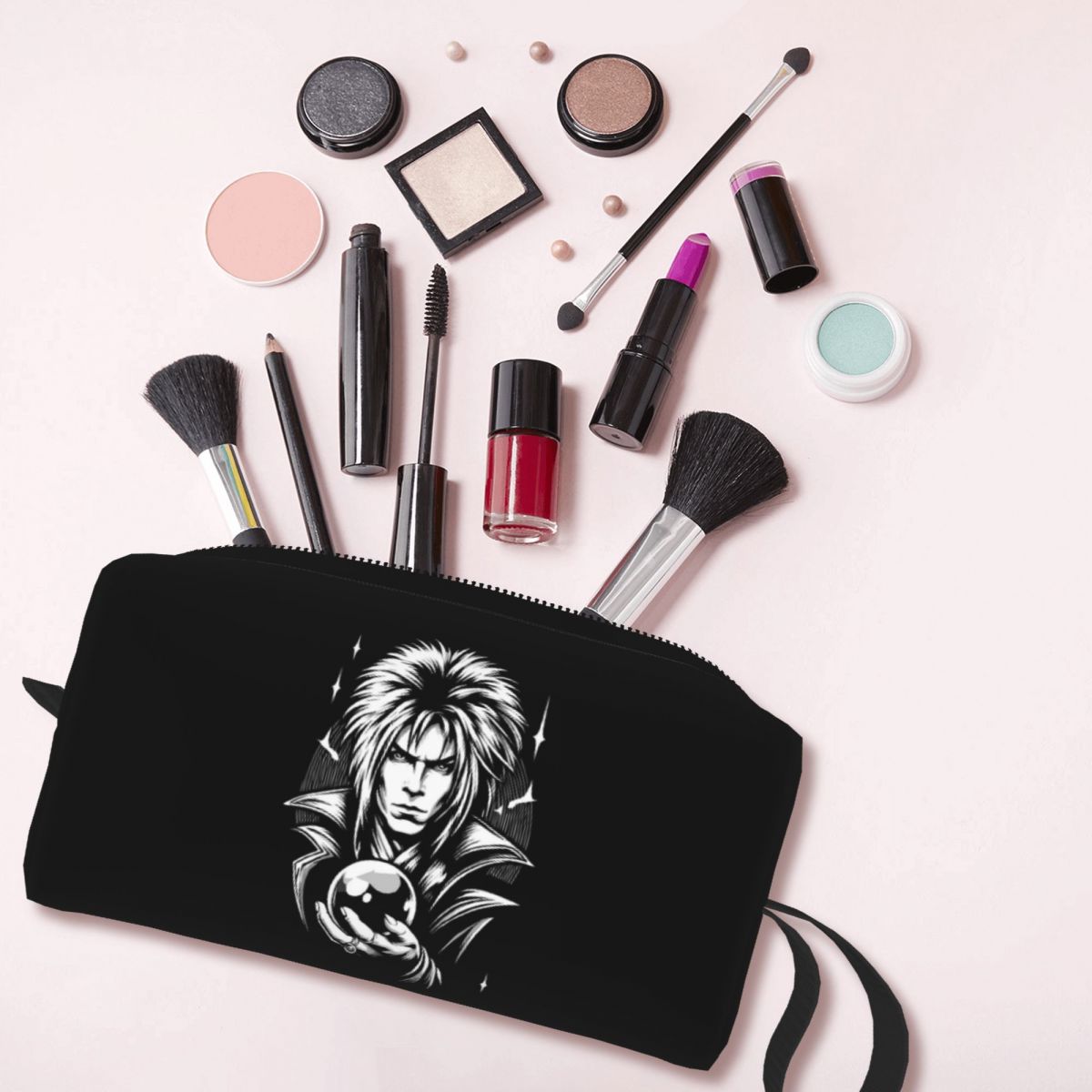 Beauty Forever Makeup - ジャレス・ザ・ゴブリンキング・ラビリンス - イッツ・オンリー・フォーエバー メイクアップバッグ 化粧品オーガナイザー 収納ドップキット