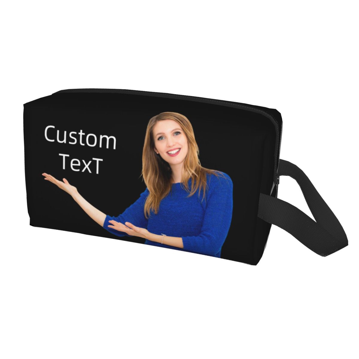 Your Beauty Makeup - カスタムデザインロゴカスタム顔写真トラベル化粧品バッグ女性用トイレタリーメイクアップオーガナイザーレディースビューティーストレージドップキット