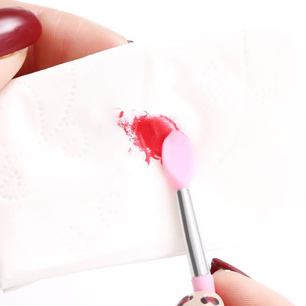Beauty Makeup Brushes - 20個入りシリコンリップブラシ、柔らかく滑らかな口紅アプリケーター、メイクアップツール、プロの美容サロン用リップブラシ、口紅アプリケーター