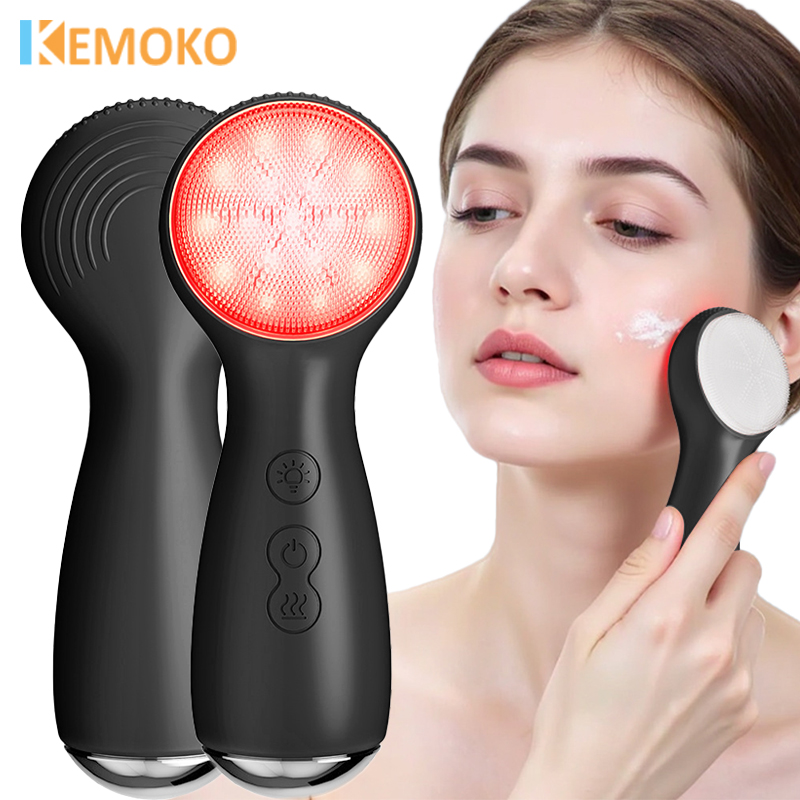 Electric Face Cleanser Brush - 3 in 1 7 色 LED