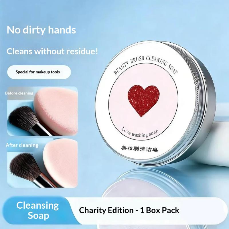 Beauty Makeup Brushes - ポータブルメイクブラシクリーナーソープ 100 グラム多機能洗浄石鹸再利用可能な旅行化粧品美容クリーナーツール