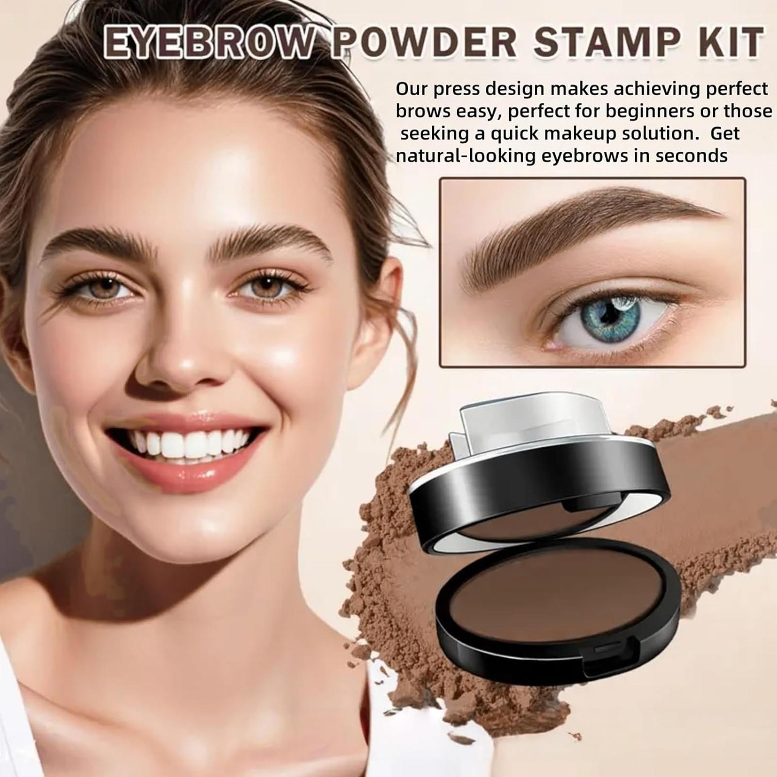 Beauty Makeup Kit For Girls - 防水アイブロウスタンプキット、眉スタンプパウダー、女性、女の子、奥様、美容愛好家向け
