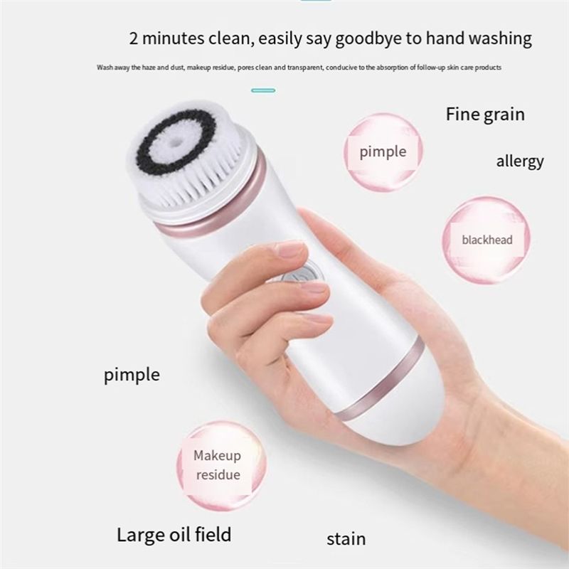 BAAM-シリコン製洗顔ブラシ 電動洗顔器 優しい角質除去 - Electric Face Cleanser Brush のレビューと価格