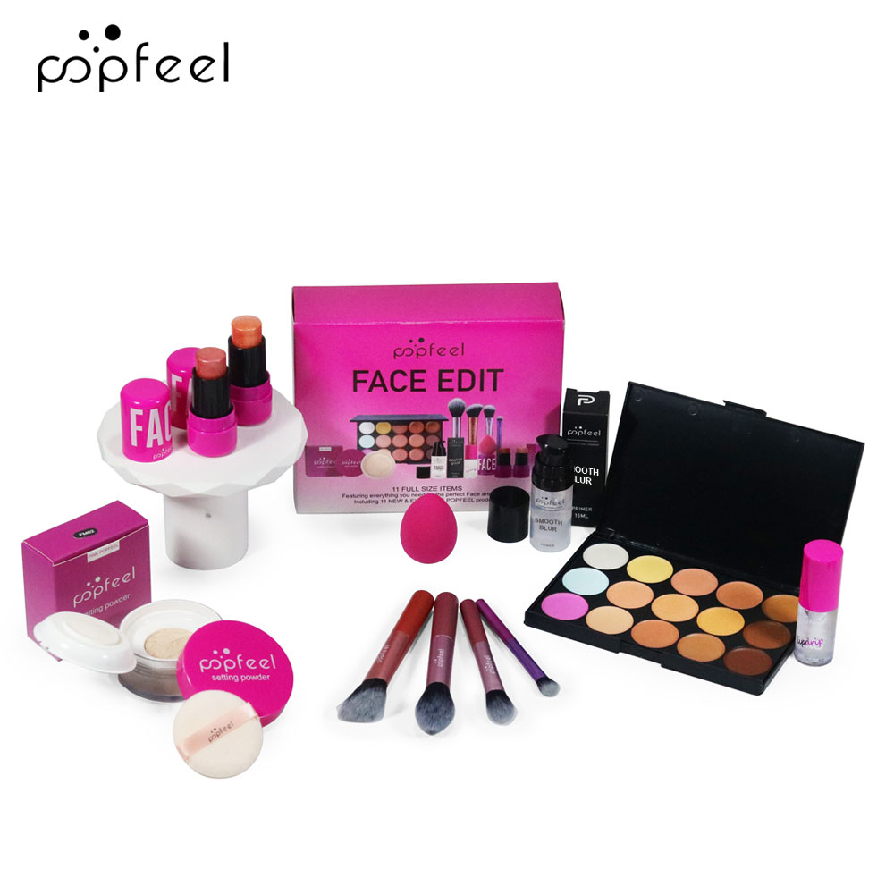 POPFEEL バレンタインデー＆ホリデーメイクアップギフト - Huda Beauty Makeup Kit のレビューと価格