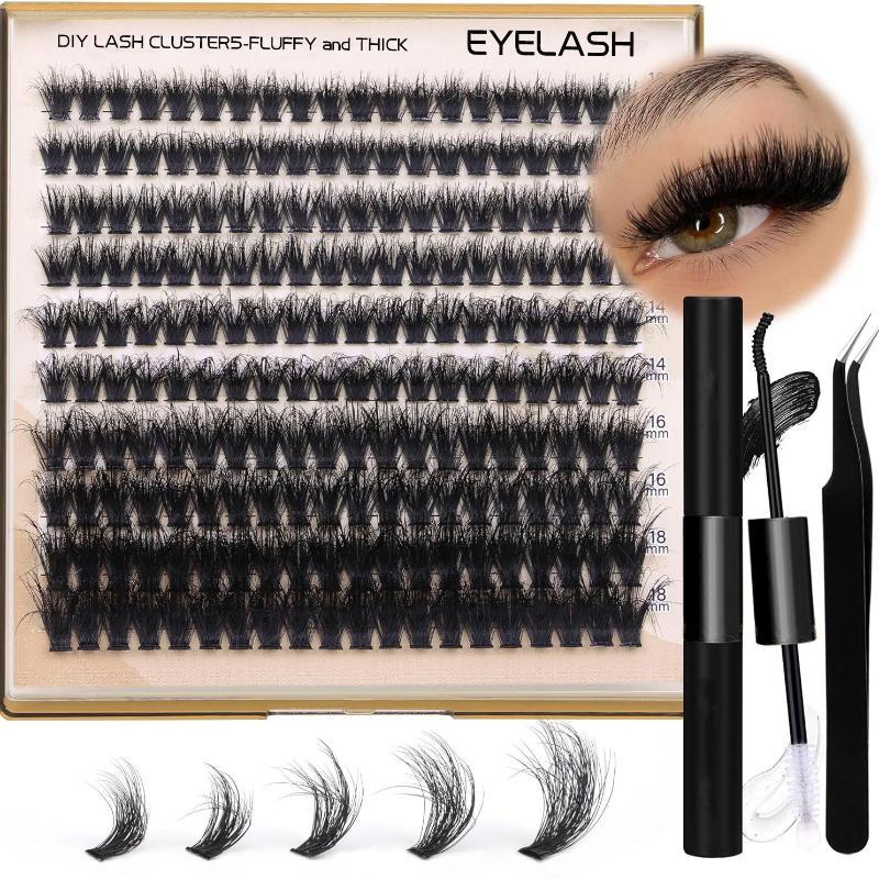 新しいふわふわ厚いまつげクラスターDIYまつげエクステ200 - Eyelash Extension のレビューと価格