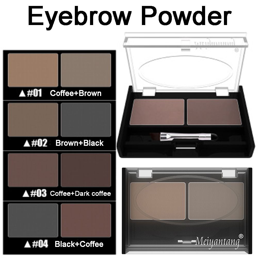 ブラシ付きガールズ防水パレットビューティー2色鼻影メイクアッ - Beauty Makeup Palette のレビューと価格