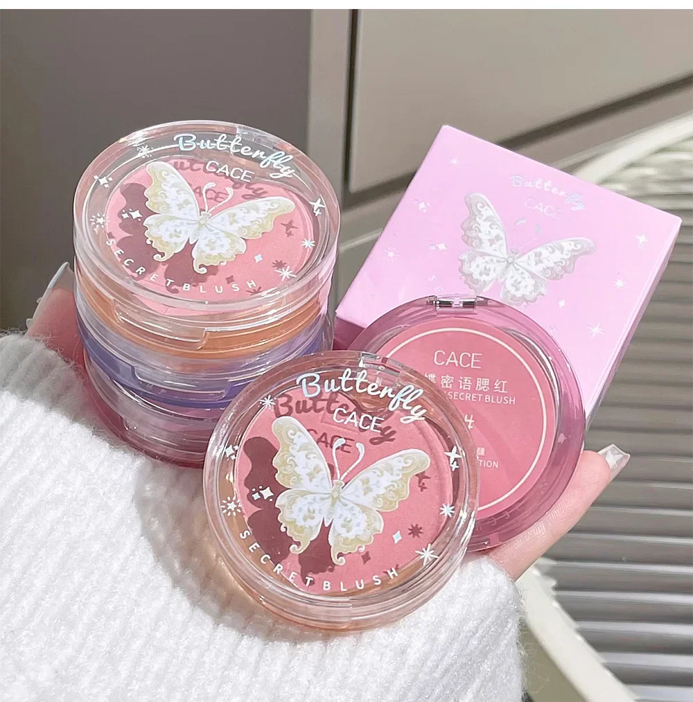 ロマンティックバタフライ 3色チークパレット マット＆シマー - Beauty Makeup Palette のレビューと価格