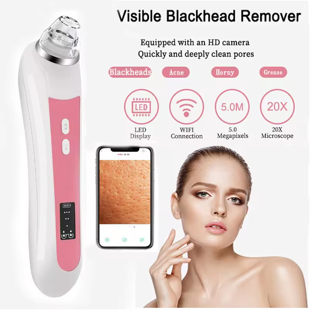 にきび用カメラ付き掃除機,にきび抽出器,フェイシャルノーズ, - Pore Vacuum のレビューと価格