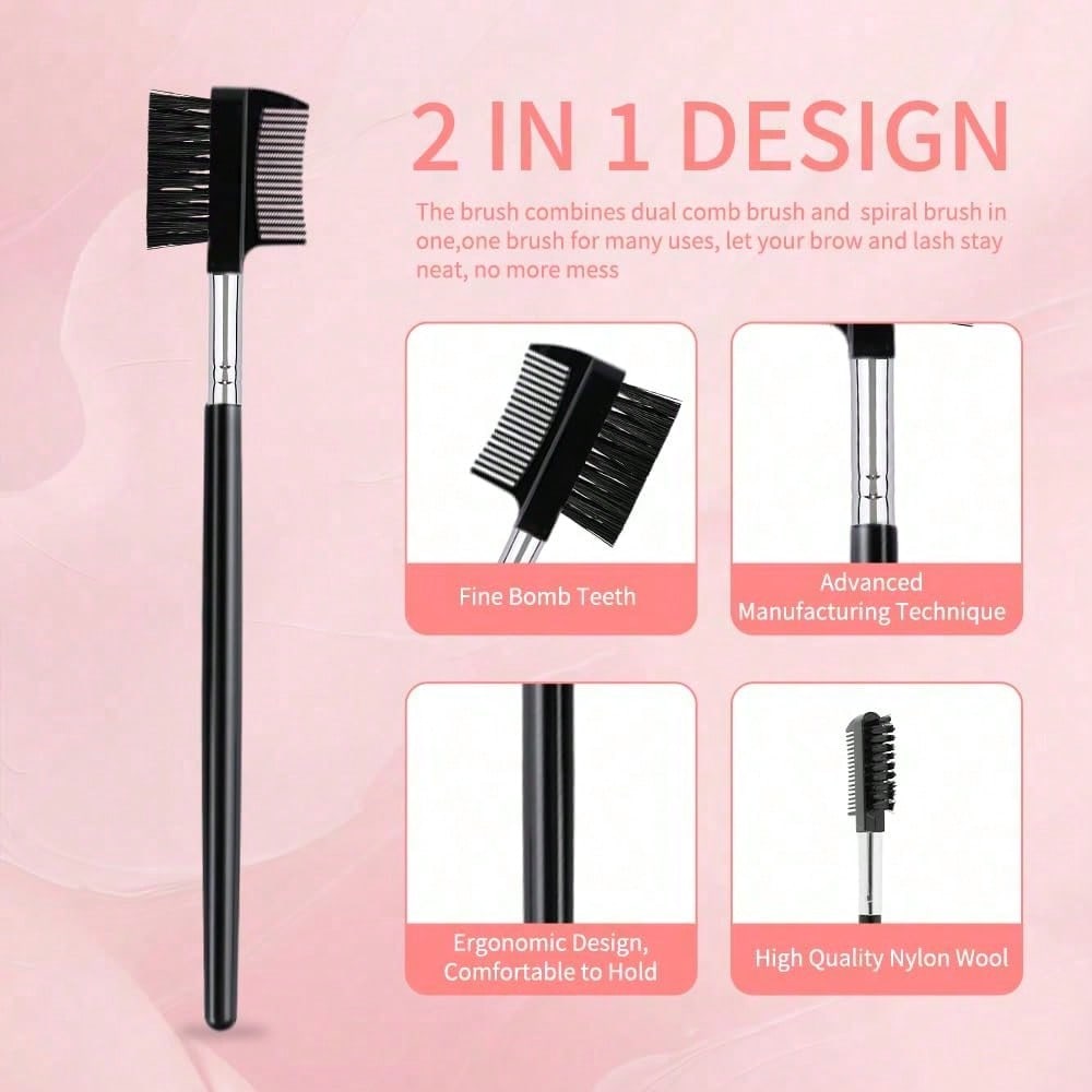 1PC まつげコーム＆眉毛ブラシ 2-in-1 – まつげエ - Eyelash Extension のレビューと価格