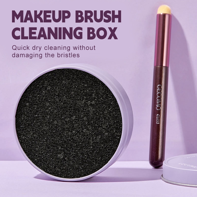メイクブラシクリーニングボックス,クイッククリーニングスポン - Beauty Makeup Brushes のレビューと価格