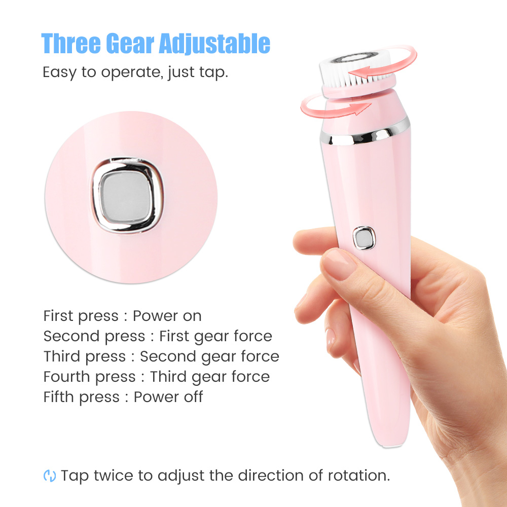 4 in 1 電動フェイシャルクレンジングブラシ 充電式 防 - Electric Face Cleanser Brush のレビューと価格