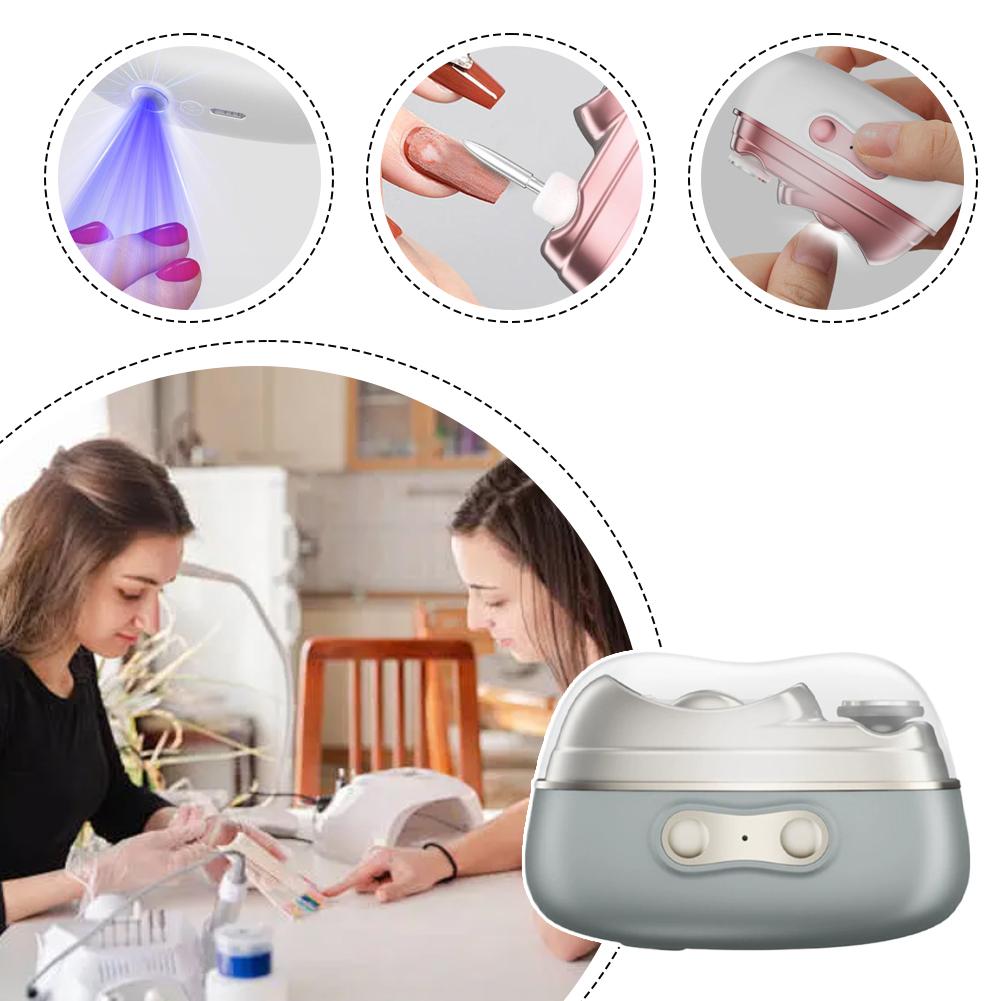 4-in-1電動ネイルクリッパー自動ネイルトリマー - UV - Uv Nail Lamp のレビューと価格