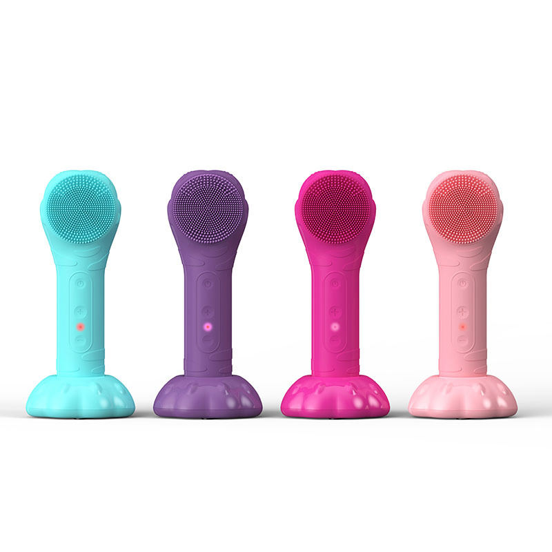 電動洗顔ブラシ ベース付き 1箱 恒温振動マッサージ 多機能 - Electric Face Cleanser Brush のレビューと価格