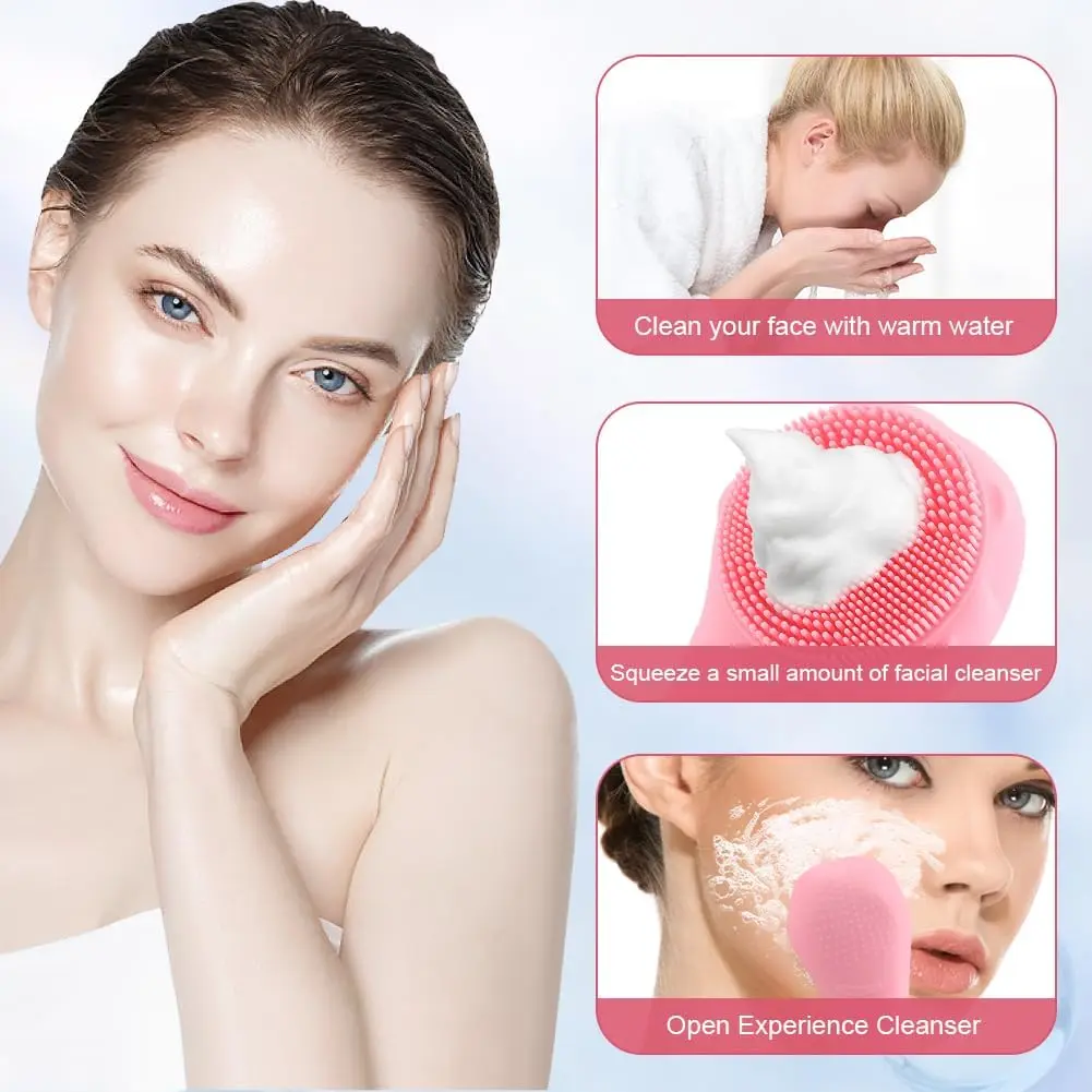 電動洗顔ブラシ ベース付き 1箱 恒温振動マッサージ 多機能 - Electric Face Cleanser Brush のレビューと価格