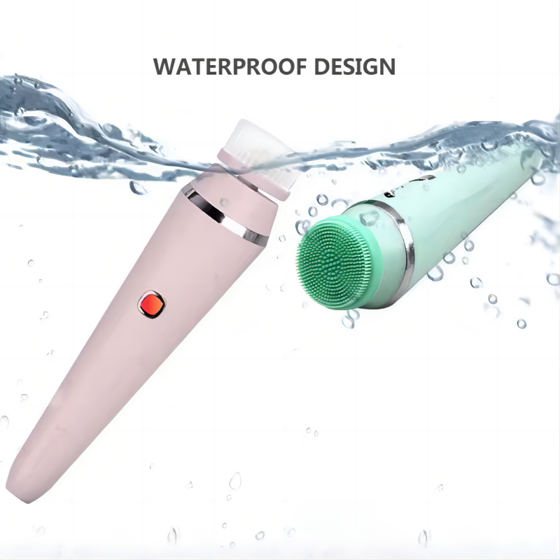 4 in 1 電動回転洗顔ブラシソニック防水充電式洗顔デバイ - Electric Face Cleanser Brush のレビューと価格