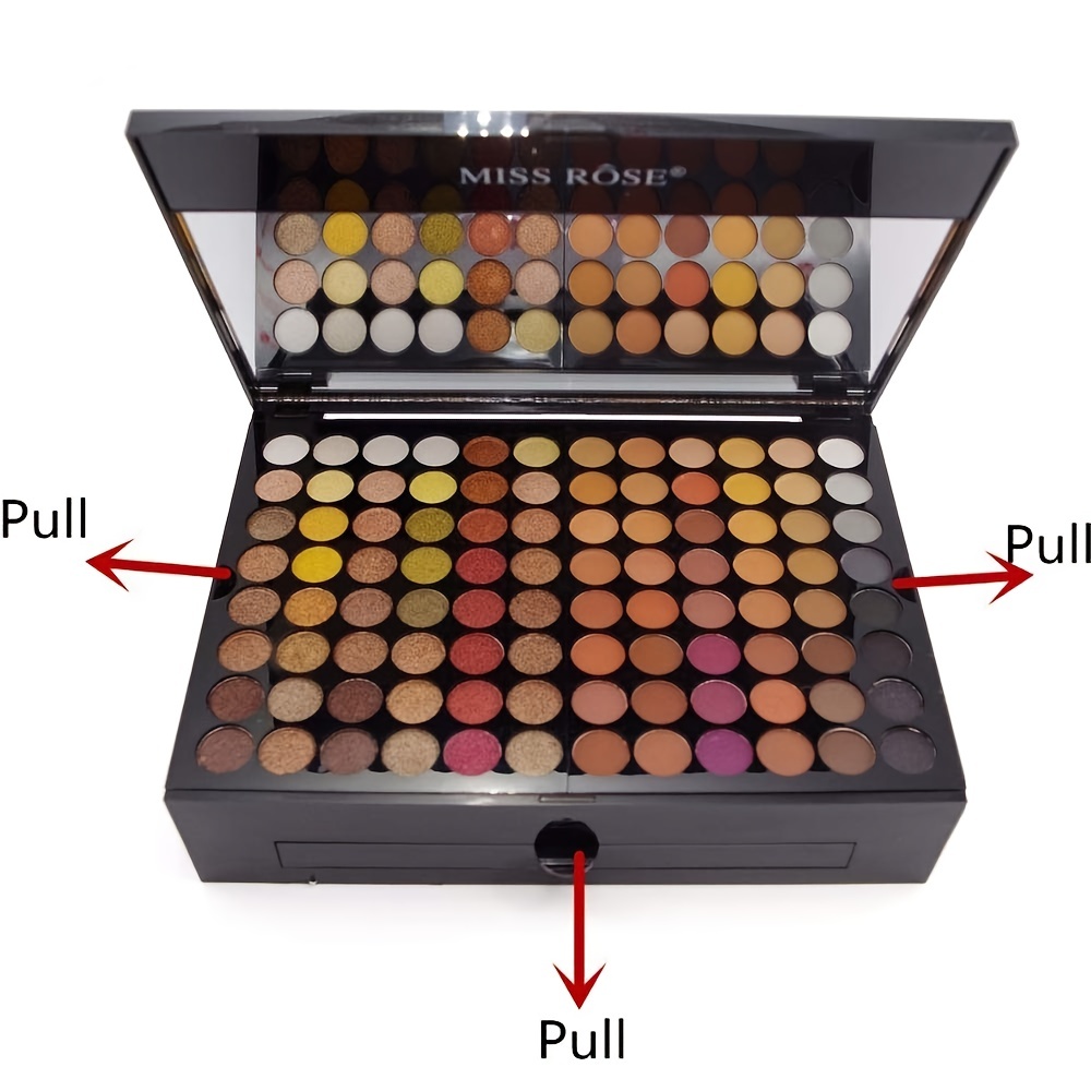 180 色ピアノケースアイシャドウパウダー頬紅セット化粧プレ - Huda Beauty Makeup Kit のレビューと価格