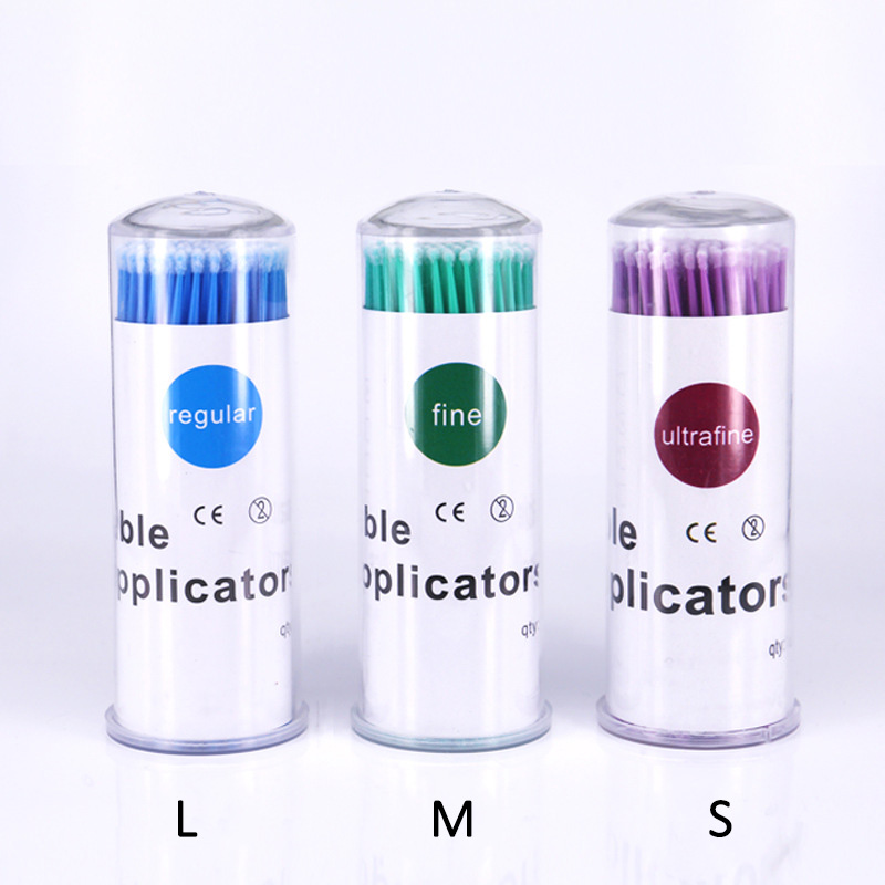 100本入り/ボトル マイクロブラシ まつげリフトキット用  - Eyelash Extension のレビューと価格