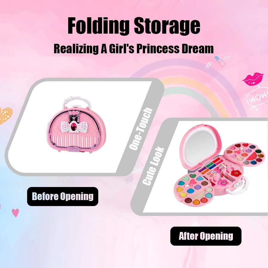 キッズビューティーおもちゃ メイクアップキット リトルバッグ - Beauty Makeup Kit For Girls のレビューと価格