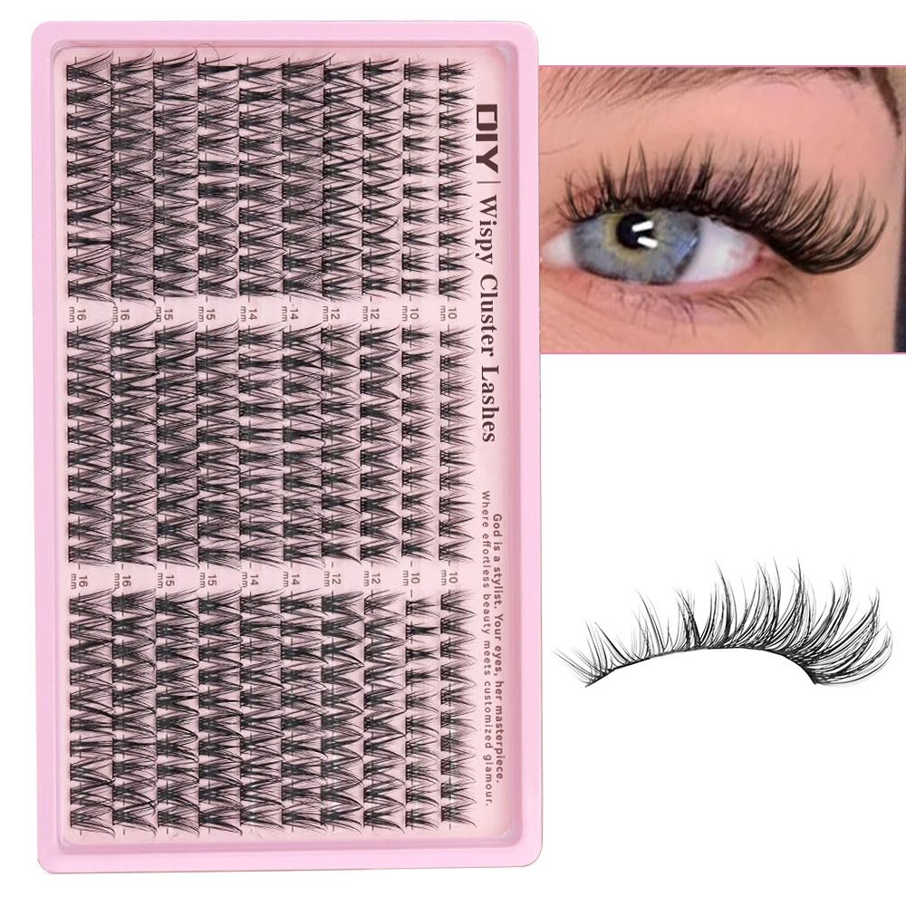 新しい10-16mmの長さのつけまつげ 30D/40D/50 - False Eyelashes Natural のレビューと価格