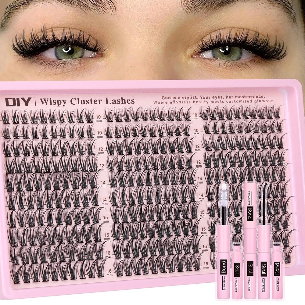 新しい10-16mmの長さのつけまつげ 30D/40D/50 - False Eyelashes Natural のレビューと価格