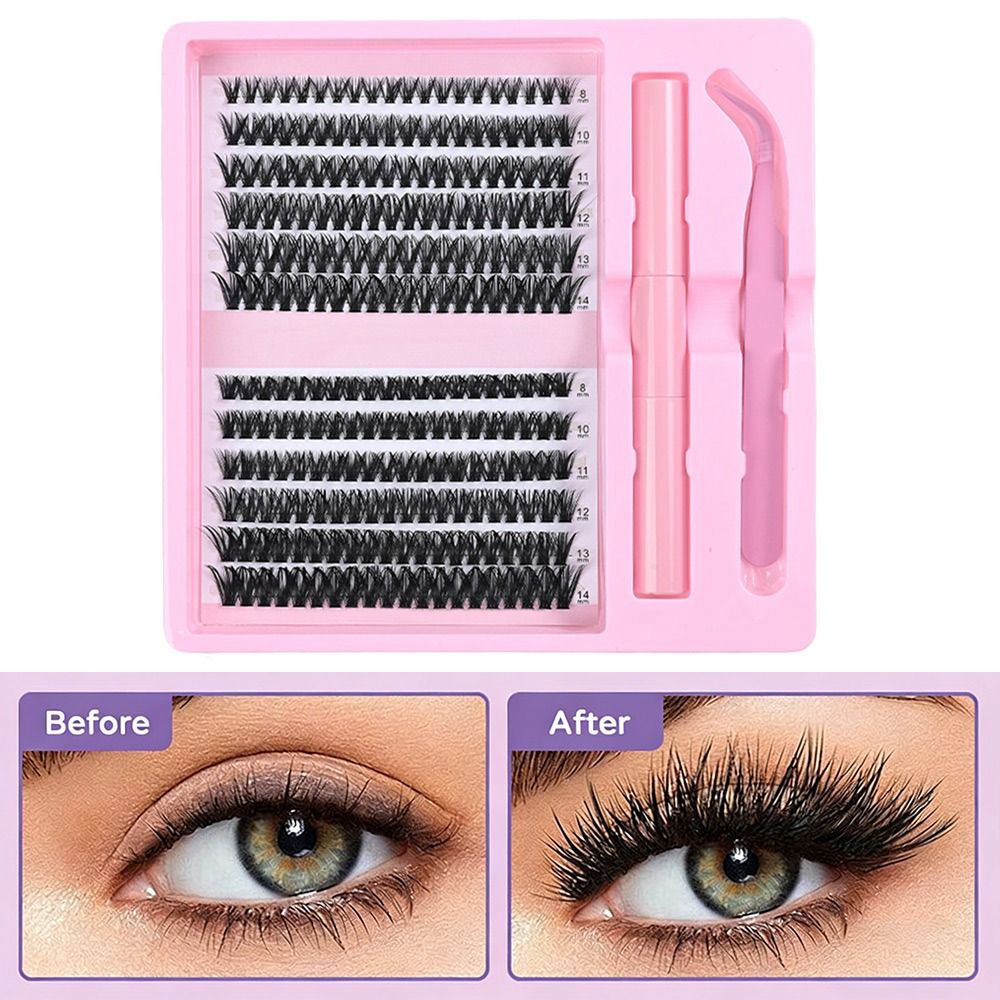 12列のナチュラルルックつけまつげ、ボンド＆シールタイプ、ウ - False Eyelashes Natural のレビューと価格