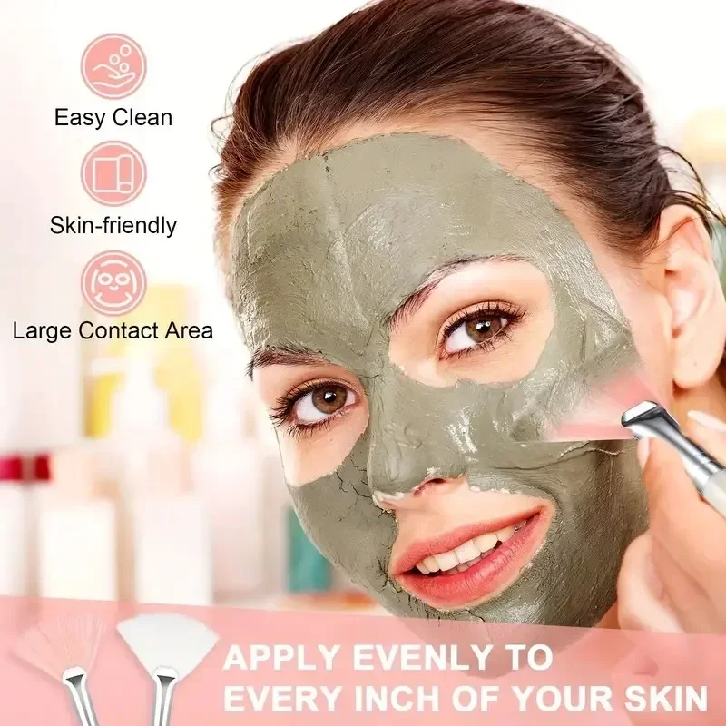 3/6/12本入り実用的なフェイシャルブラシ、扇形ブラシ、フ - Makeup Beauty Ro のレビューと価格