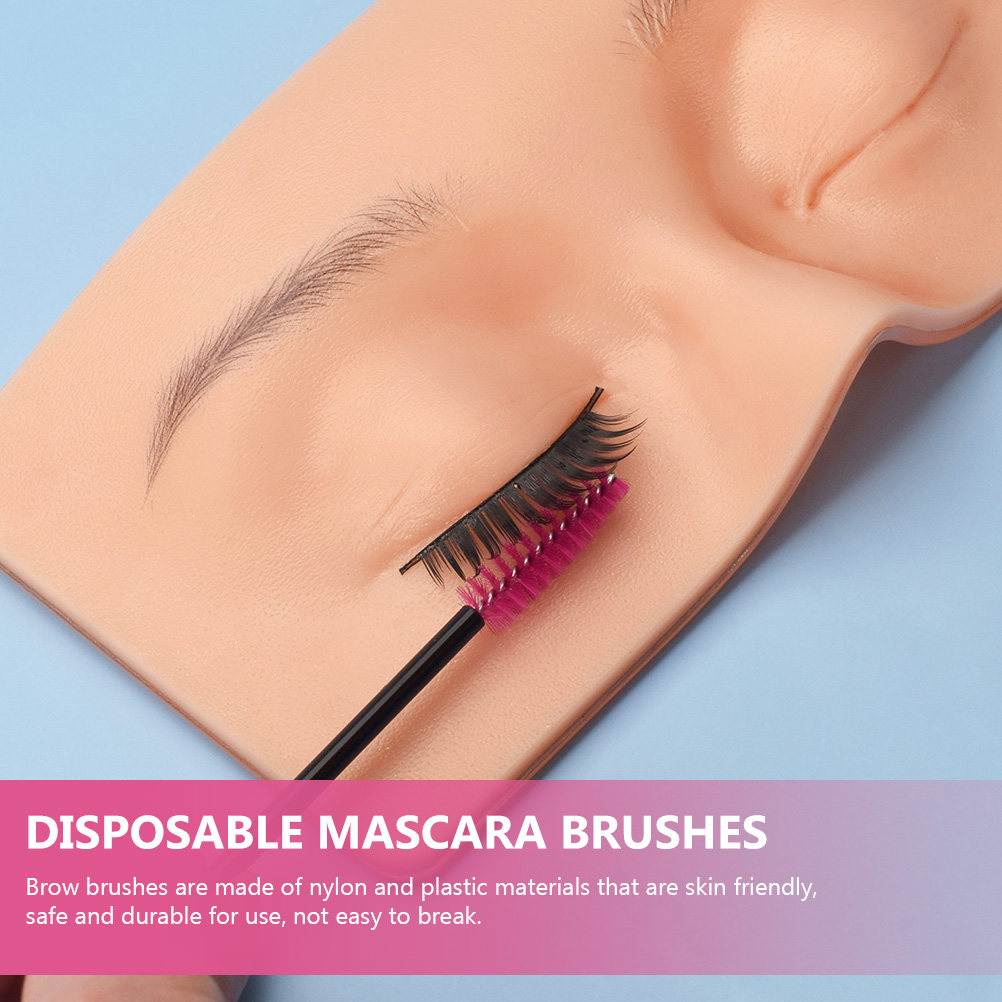 50個入り、使い捨てアイブロウブラシ、まつげエクステ用アプリ - Eyelash Extension のレビューと価格