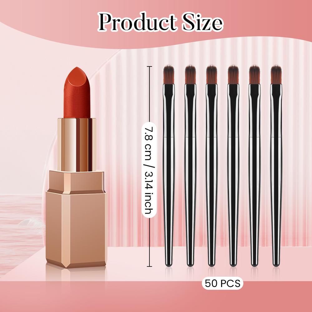 50/100 個使い捨てリップブラシセット口紅グロスワンドア - Beauty Makeup Brushes のレビューと価格