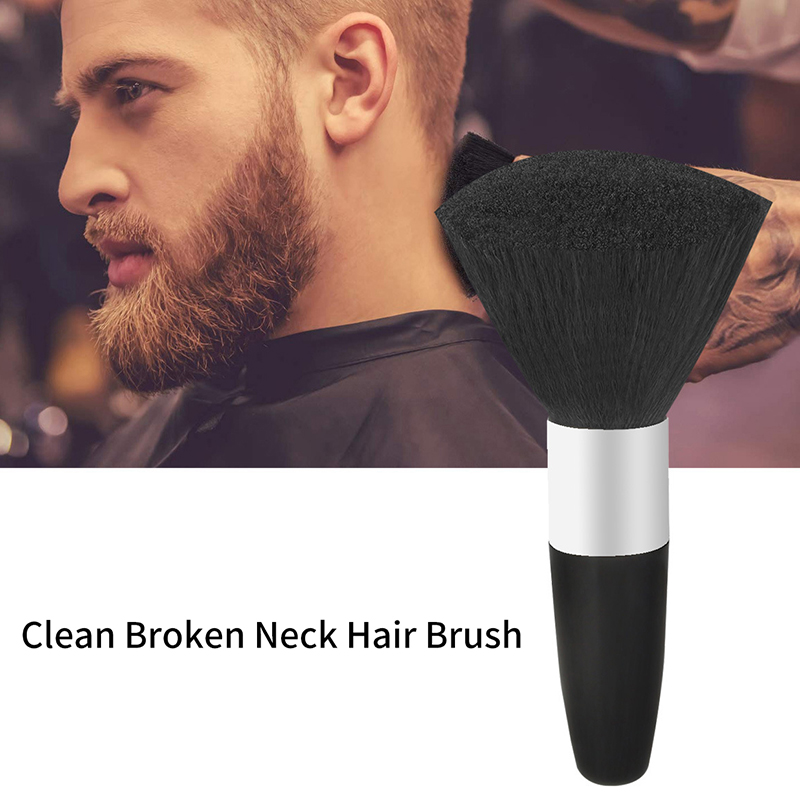 新しいソフトネックフェイスダスター理容師黒ひげブラシヘアクリ - Makeup Beauty Ro のレビューと価格