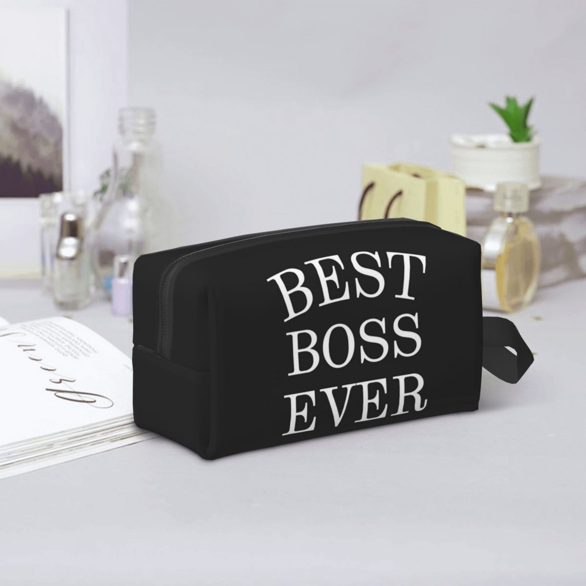 Lady Best Boss Ever メイクアップバッグ  - Beauty Forever Makeup のレビューと価格