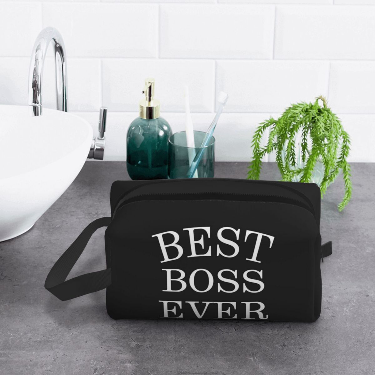 Lady Best Boss Ever メイクアップバッグ  - Beauty Forever Makeup のレビューと価格