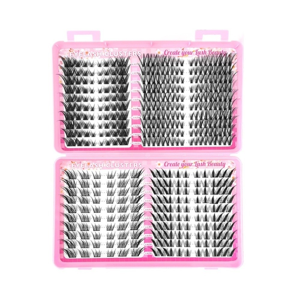ホットナチュラルルックつけまつげブラック C カール 3D  - False Eyelashes Natural のレビューと価格