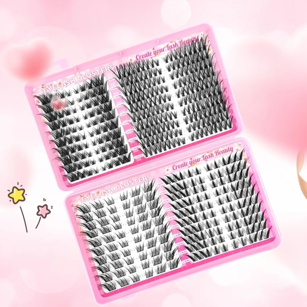 ホットナチュラルルックつけまつげブラック C カール 3D  - False Eyelashes Natural のレビューと価格