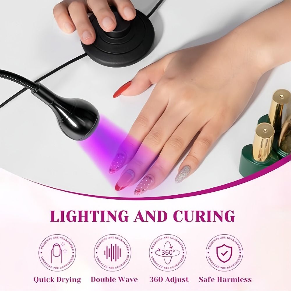 ポータブル 5 ワット/3 ワット UV Led ネイルラン - Uv Nail Lamp のレビューと価格