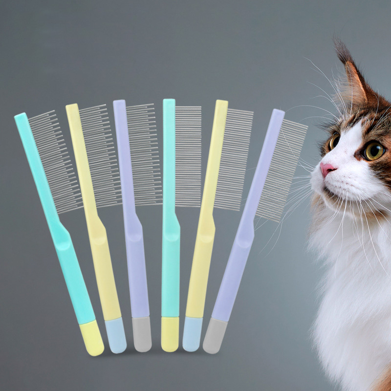 ペット猫用コーム 猫と犬の毛取りブラシ クリーニングヘアクリ - Makeup Beauty Ro のレビューと価格