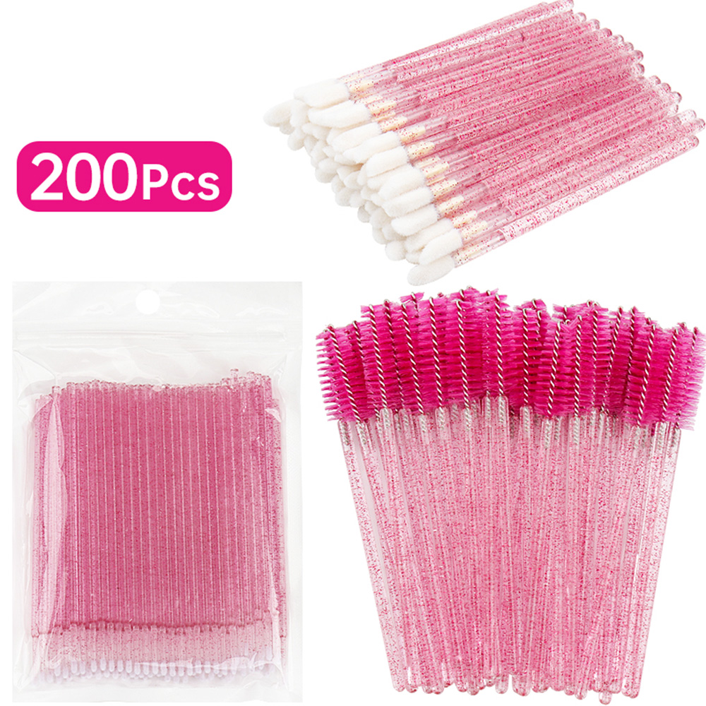 プロフェッショナルまつげクレンジングブラシ 200 個 -  - Makeup Beauty Ro のレビューと価格