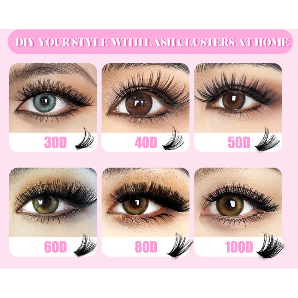 9-16mmの長さのつけまつげ、3Dボリュームウィスピー風、 - False Eyelashes Natural のレビューと価格