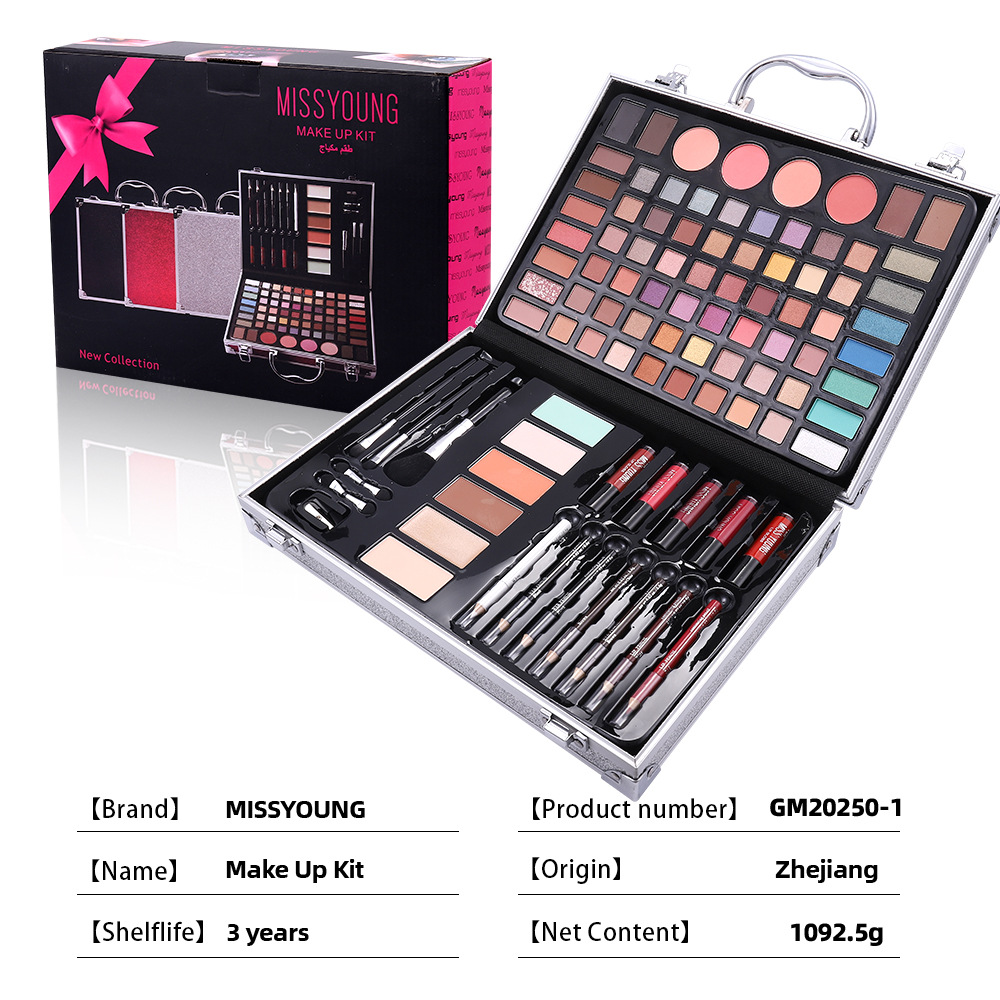 3色オールインワンメイクアップパレット シマーマットアイシャ - Huda Beauty Makeup Kit のレビューと価格