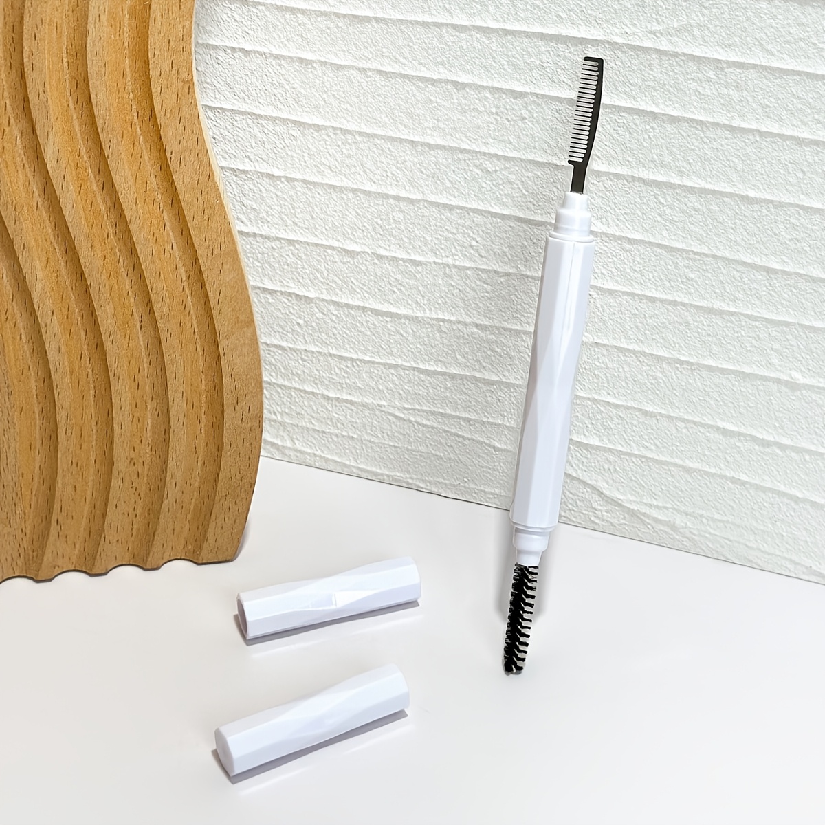 ダブルヘッドの眉毛・まつげ用コーム、スパイラルブラシ、細かい - Makeup Beauty Ro のレビューと価格