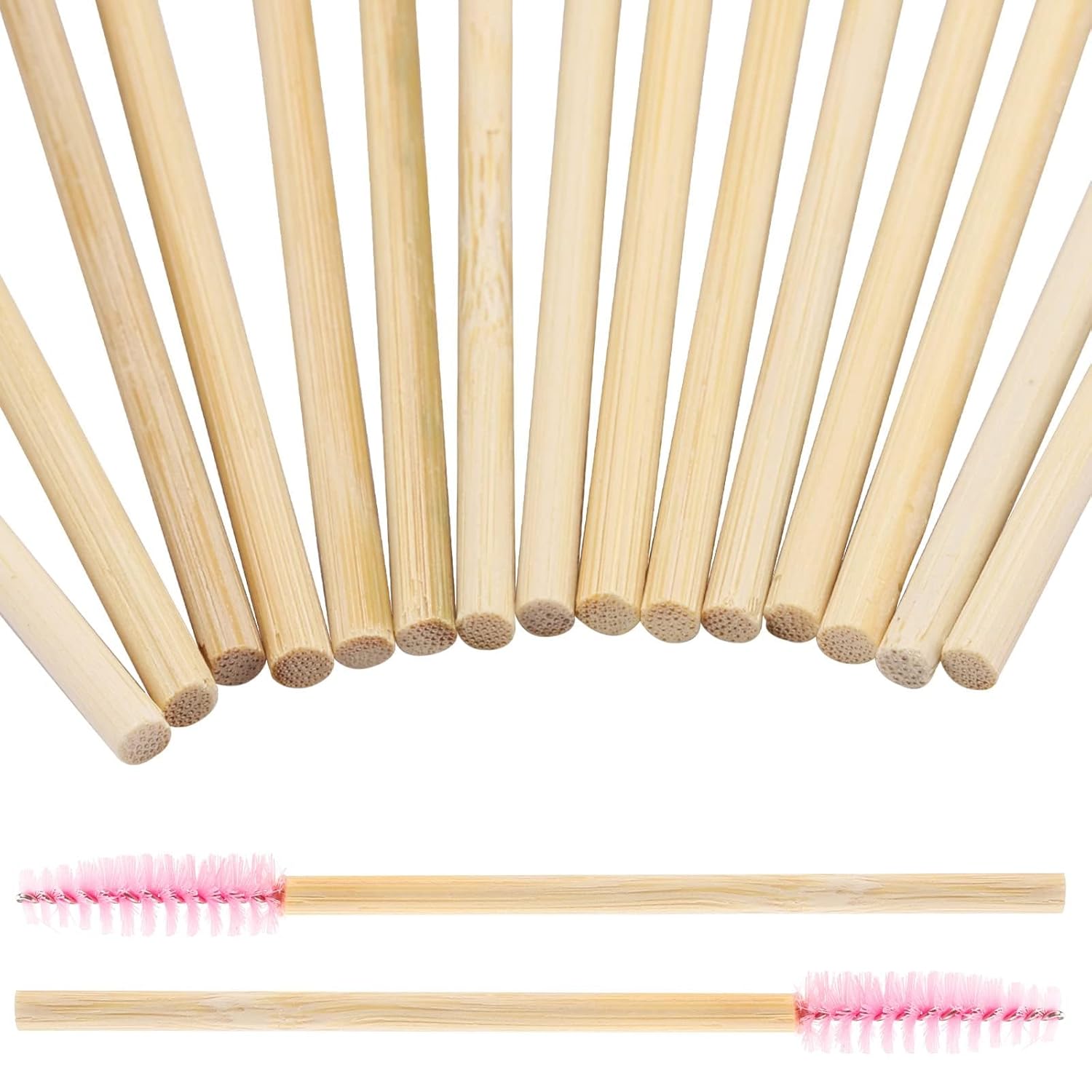 卸売300本入り使い捨てマスカラワンドまつげブラシスプーリー - Eyelash Extension のレビューと価格