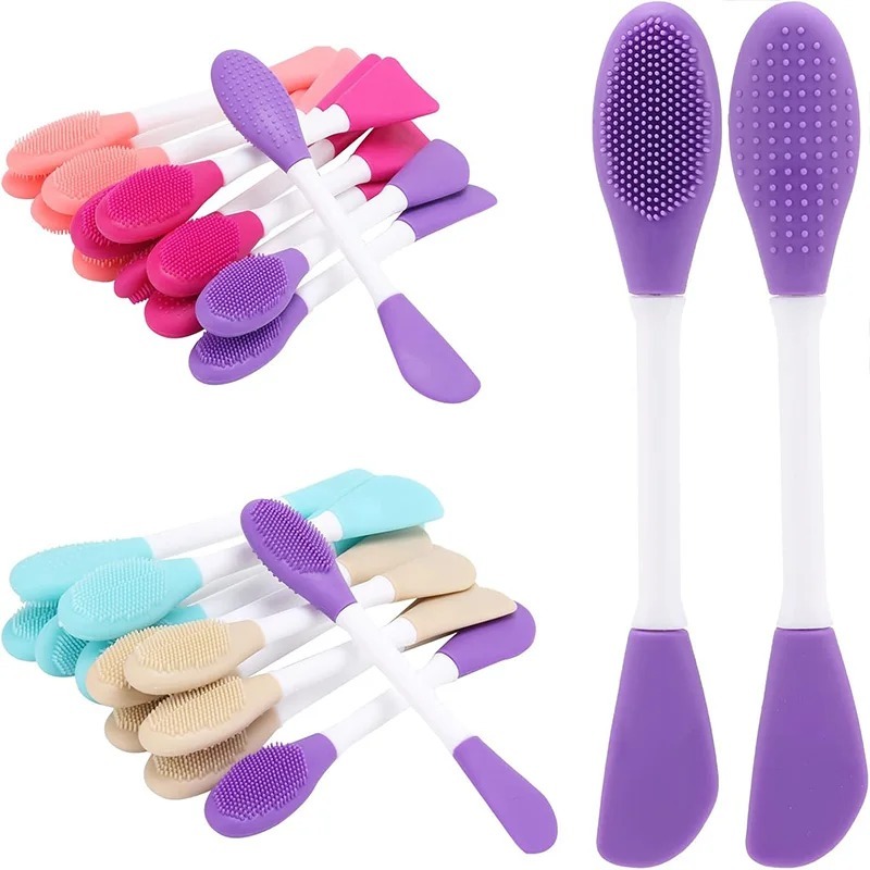 クマ型シリコン製ダブルヘッドフェイスマスクブラシ、顔用角質除 - Electric Face Cleanser Brush のレビューと価格