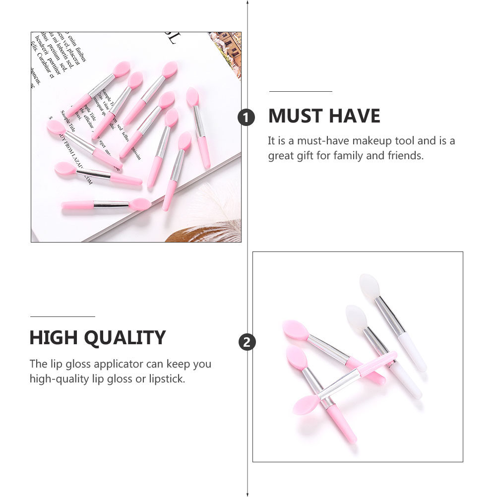 20個入りシリコンリップブラシ、柔らかく滑らかな口紅アプリケ - Beauty Makeup Brushes のレビューと価格