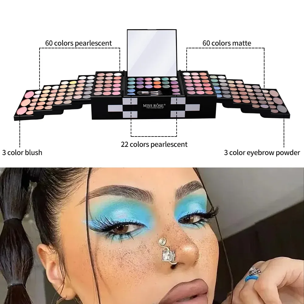 ミス・ローズ メイクアップケースセットキット-究極のカラーコ - Huda Beauty Makeup Kit のレビューと価格