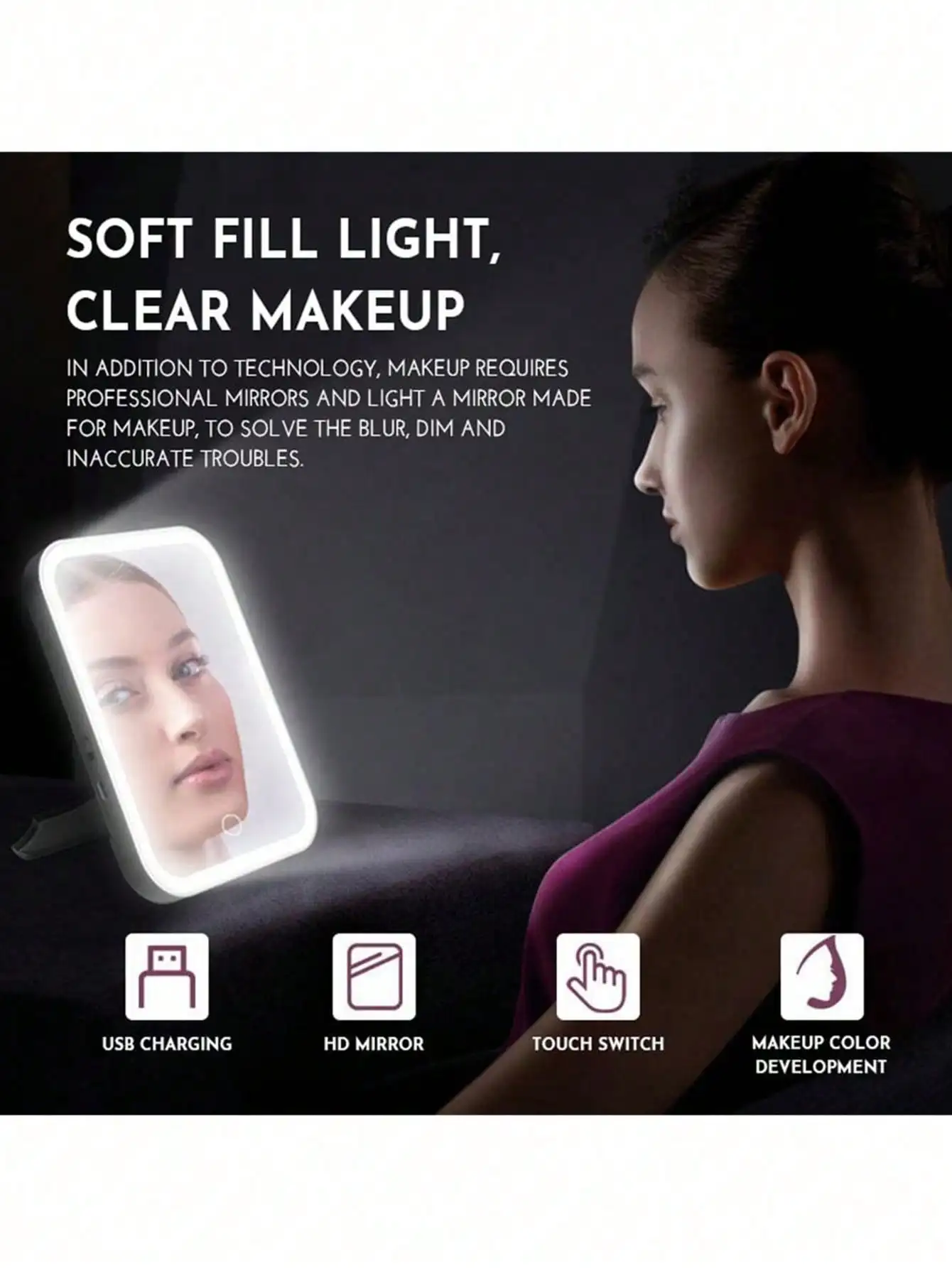あなたの美容ルーチンを明るくします: 調節可能な調光、回転、 - Your Beauty Makeup のレビューと価格