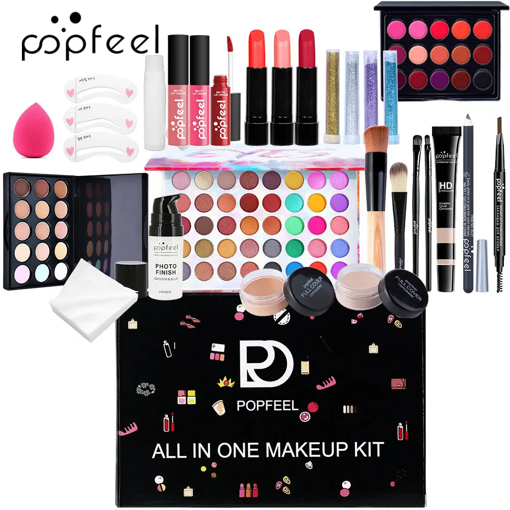 限定版 Popfeel メイクアップキット フルセット オー - Huda Beauty Makeup Kit のレビューと価格